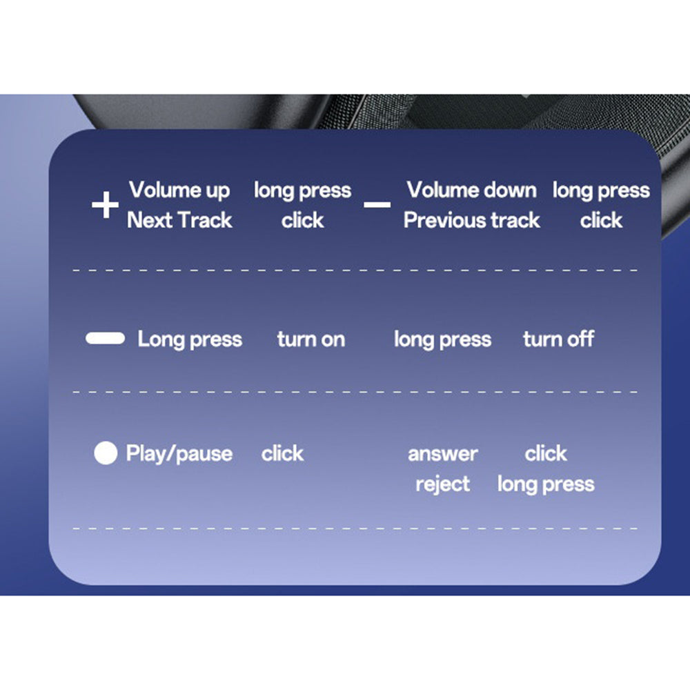 Handsfree Bluetooth Yesido EP10, A2DP, Fekete