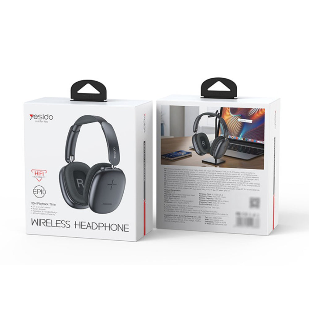 Handsfree Bluetooth Yesido EP10, A2DP, Fekete
