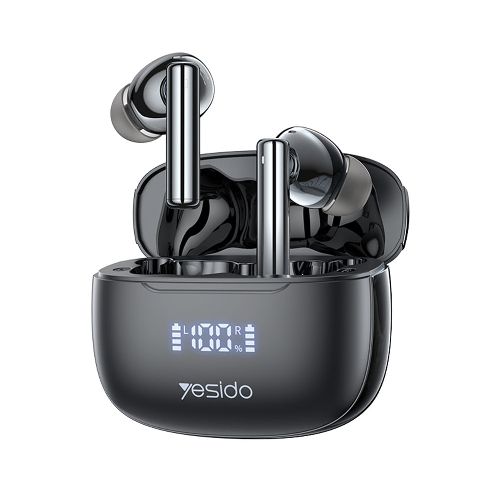Handsfree Bluetooth Yesido TWS23, TWS, ANC, Fekete