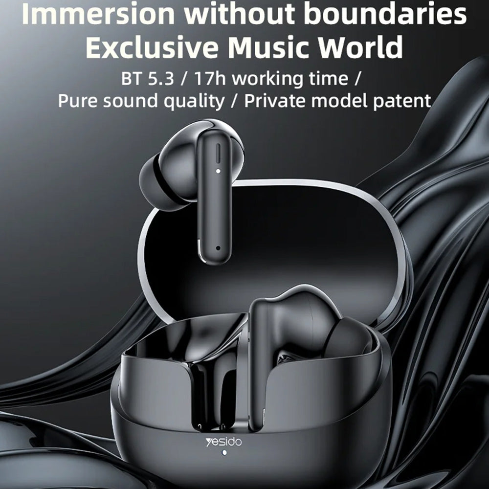 Handsfree Bluetooth Yesido TWS26, TWS, Fekete