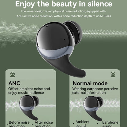 Handsfree Bluetooth Yesido TWS30, TWS, ANC, Fekete