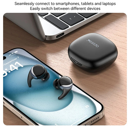 Handsfree Bluetooth Yesido TWS30, TWS, ANC, Fekete