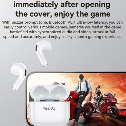 Handsfree Bluetooth Yesido TWS31, TWS, Fehér
