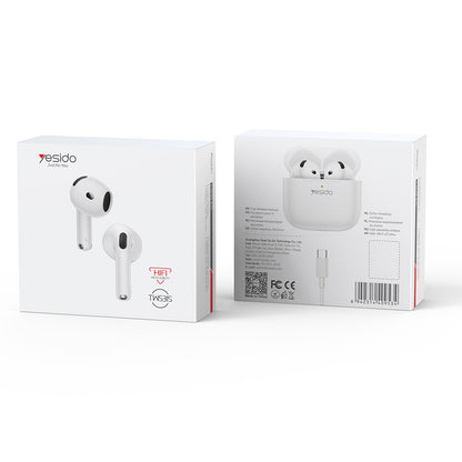 Handsfree Bluetooth Yesido TWS31S, TWS, Fehér