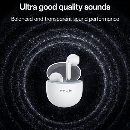 Handsfree Bluetooth Yesido TWS35, TWS, Fehér