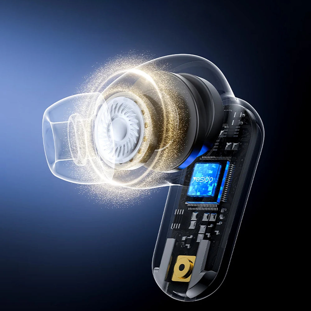 Handsfree Bluetooth Yesido TWS38, TWS, Fekete