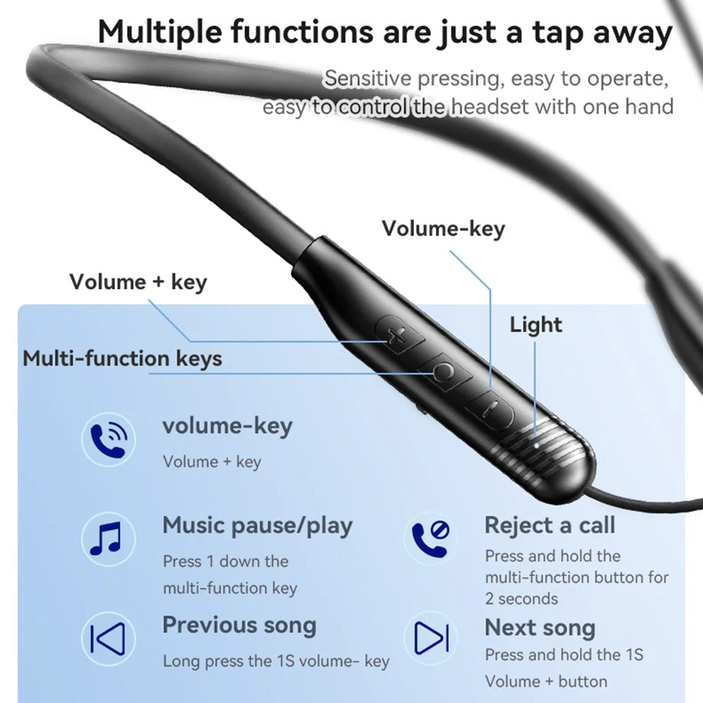 Handsfree Bluetooth Yesido YSP20, A2DP, Fekete