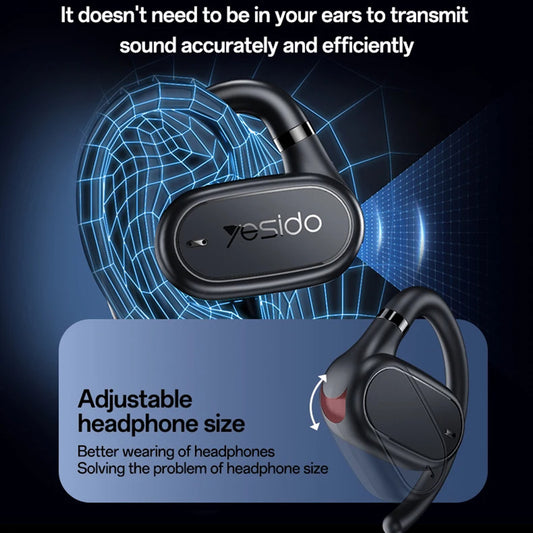 Handsfree Bluetooth Yesido YSP25, TWS, Fekete