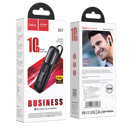 Bluetooth kihangosító HOCO E57, A2DP, Fekete