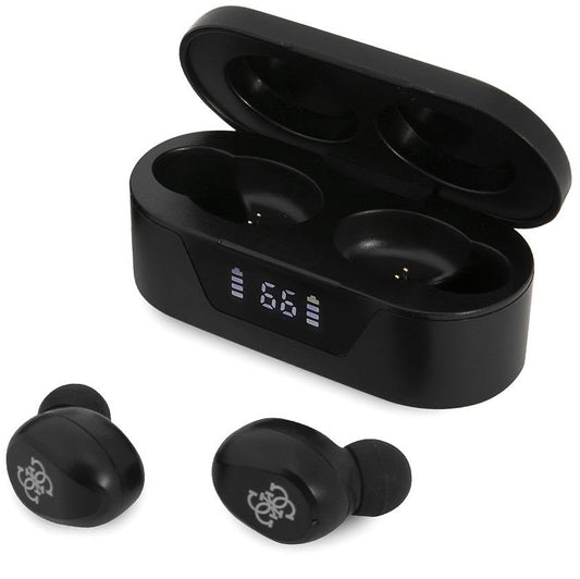 Handsfree Bluetooth Guess Classic Logo, TWS, Fekete