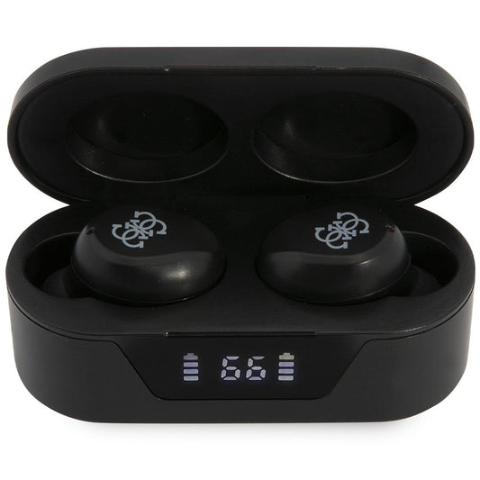 Handsfree Bluetooth Guess Classic Logo, TWS, Fekete