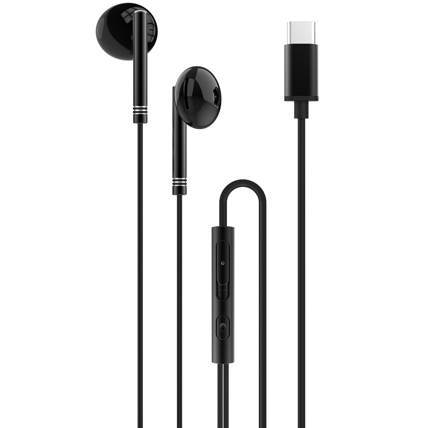 Handsfree USB-C XO Design EP29, Fekete