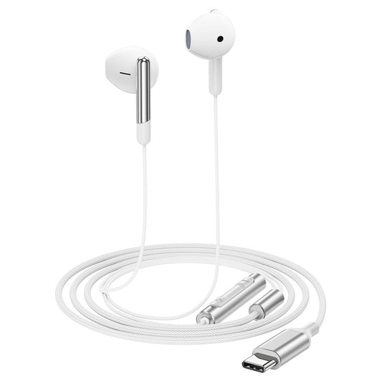 Handsfree USB-C Acefast L3, 1,2 m, Fehér