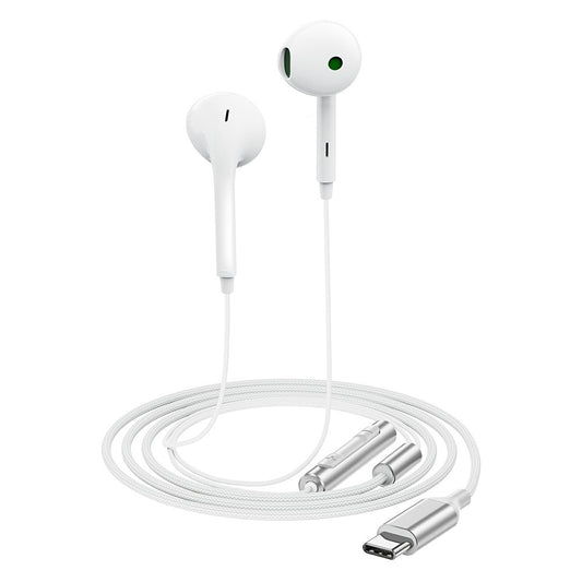 Handsfree USB-C Acefast L7, Fehér