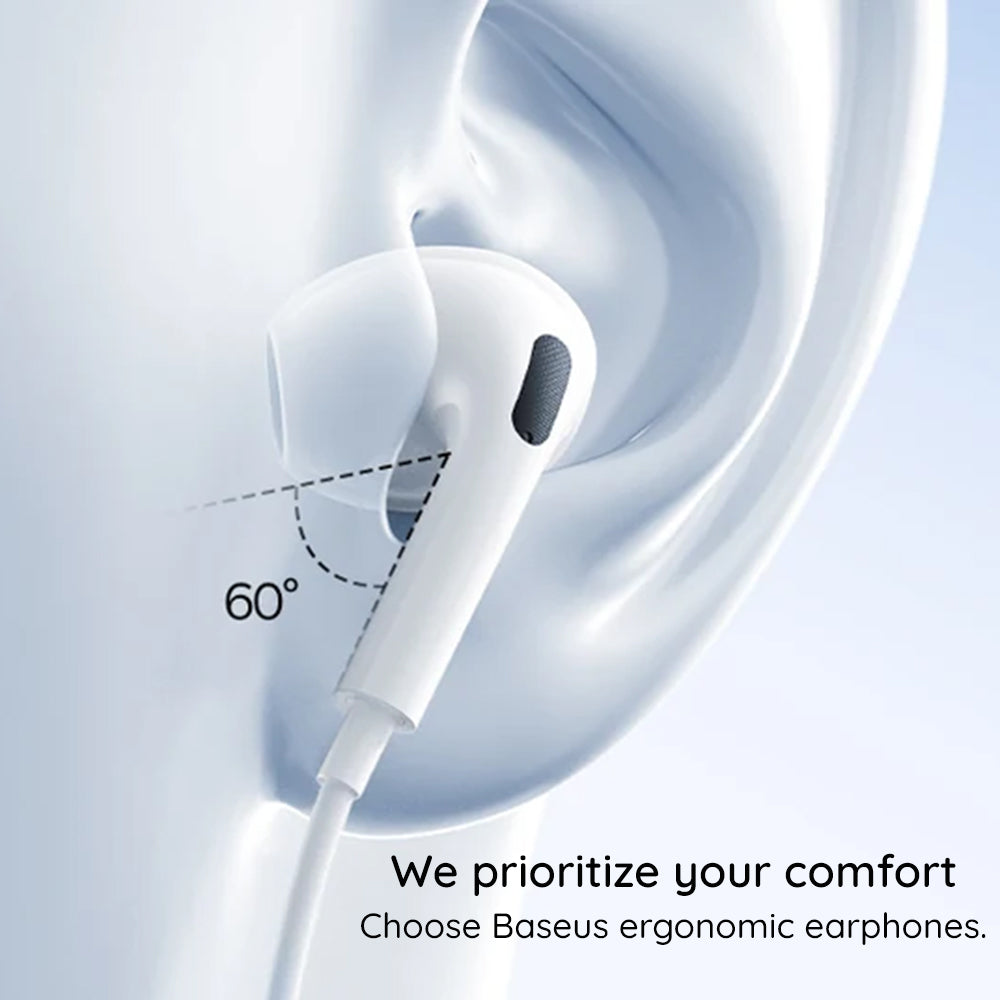 Handsfree USB-C Baseus Encok CZ19, Fehér A00182201213-00