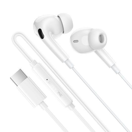 USB-C Borofone BM100 Pro Fuente kihangosító, fehér
