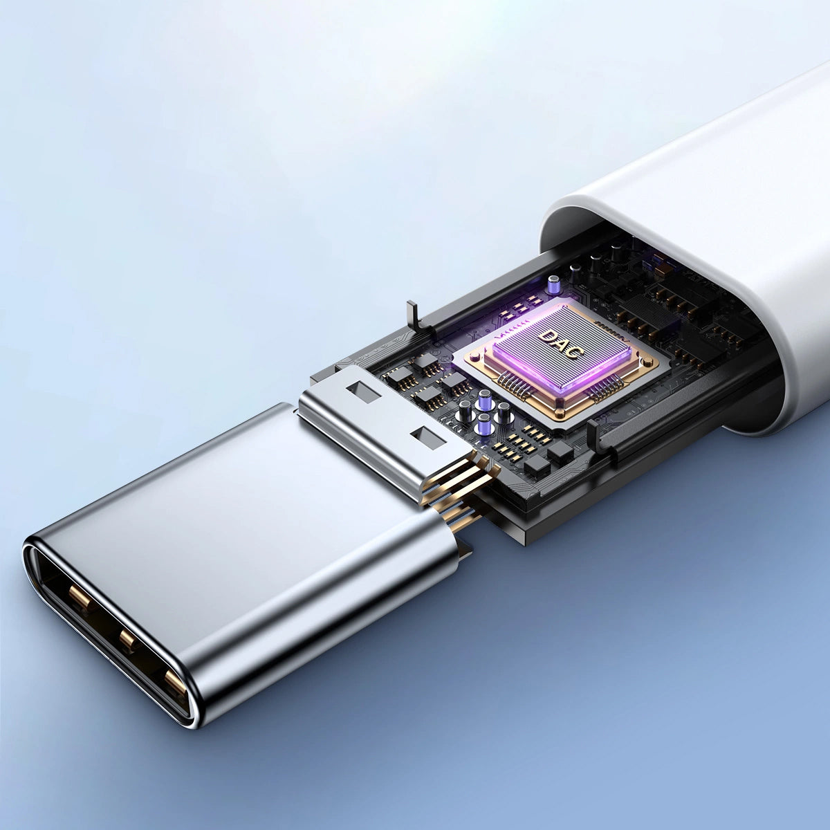 Handsfree USB-C Joyroom JR-EC05, Fehér