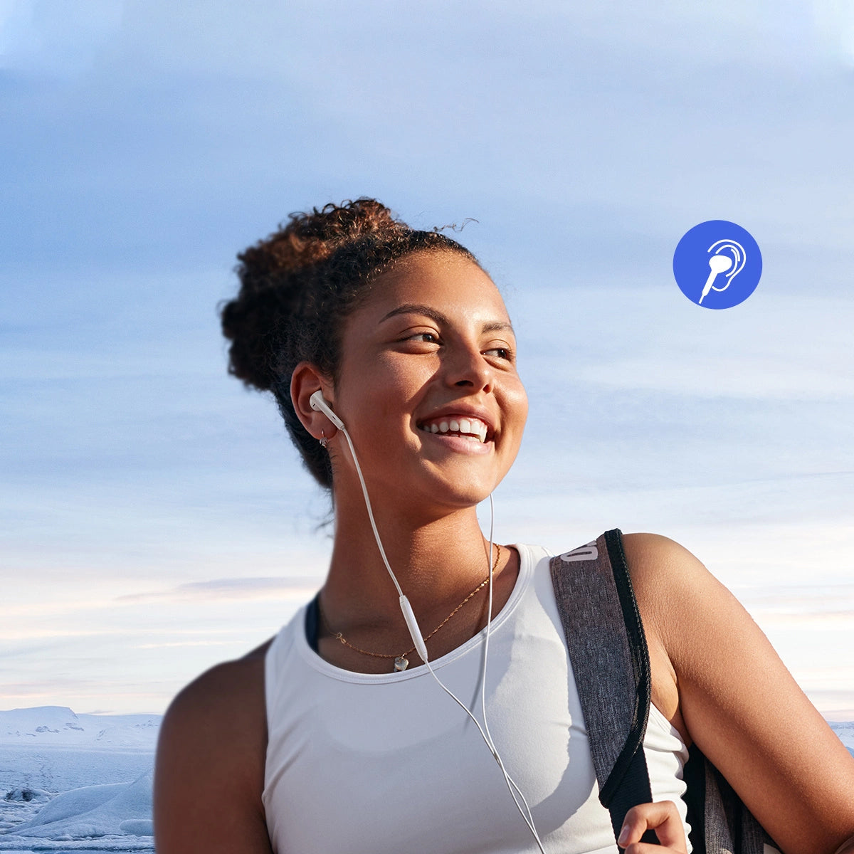 Handsfree USB-C Joyroom JR-EC05, Fehér