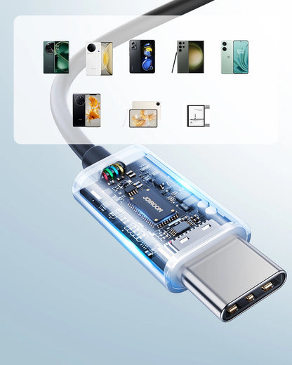 Handsfree USB-C Joyroom JR-EC07, Fekete