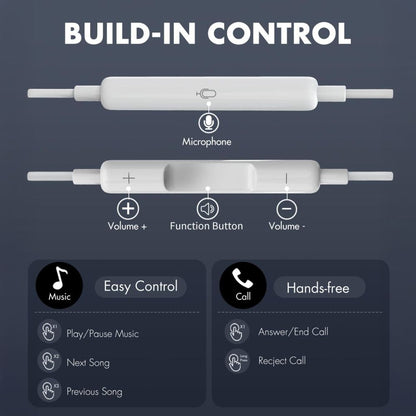 Handsfree USB-C Tech-Protect Ultraboost Core G2, Fehér