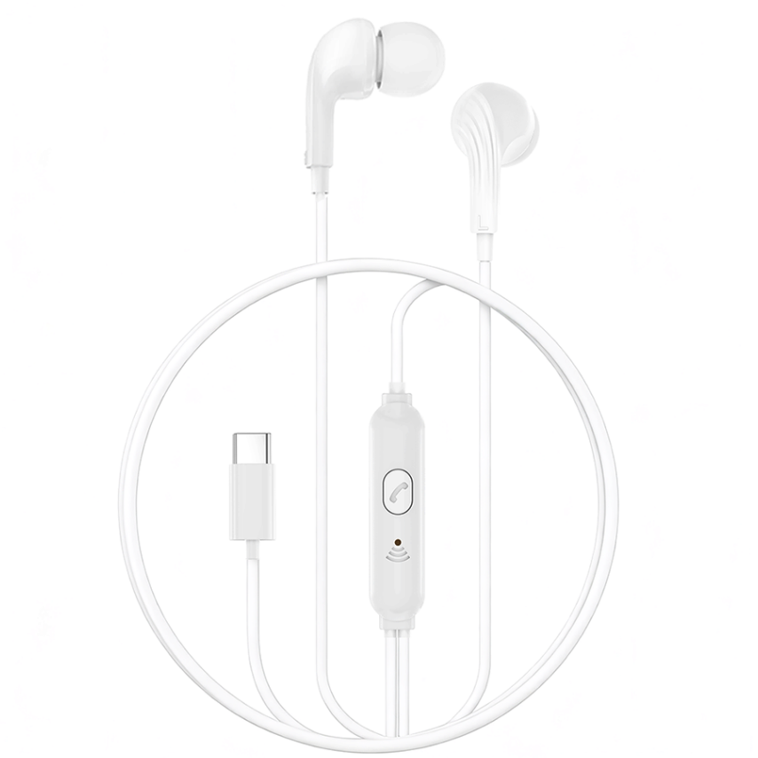 USB-C kihangosító XO Design EP82, Fehér