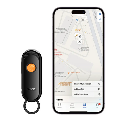 HOCO SmartTag E99 Flash iOS sorozathoz, fekete