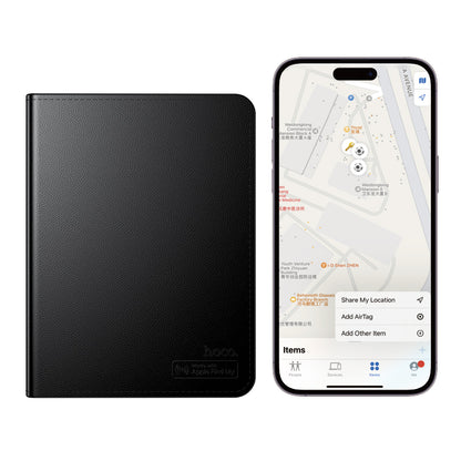 HOCO SmartTag Passport E91G iOS sorozathoz, fekete