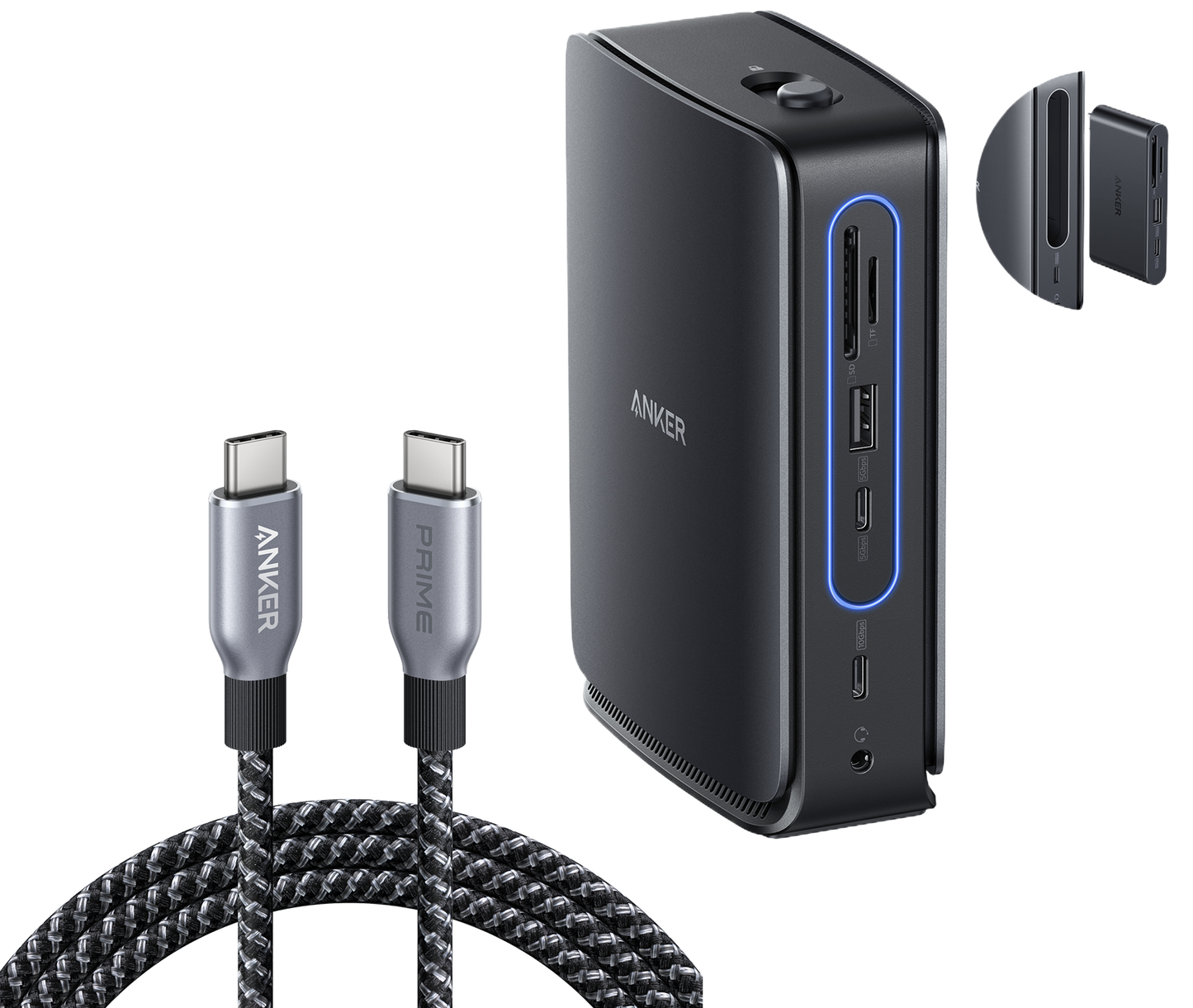 Anker 13 az 1-ben multifunkcionális hub, szürke A83C3311