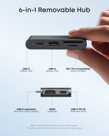Anker 13 az 1-ben multifunkcionális hub, szürke A83C3311