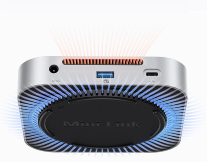 Orico MiniLink M49P multifunkcionális hub Apple Mac Mini M4-hez, 9 az 1-ben, Ezüst