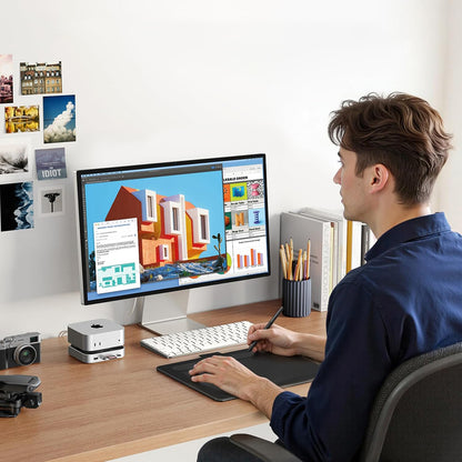 UGREEN CM841A multifunkciós hub Apple Mac Mini M4 / Pro számára, 10 az 1-ben, szürke