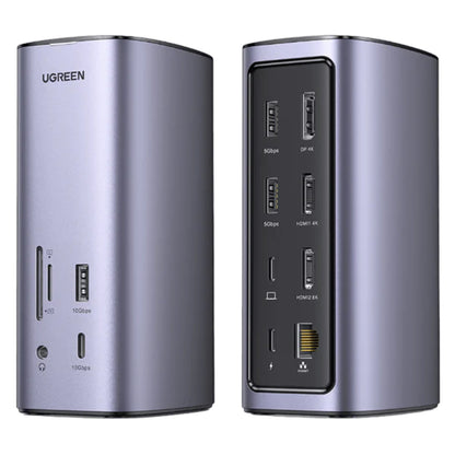 UGREEN Pro CM555 multifunkcionális hub, 13in1, Szürke
