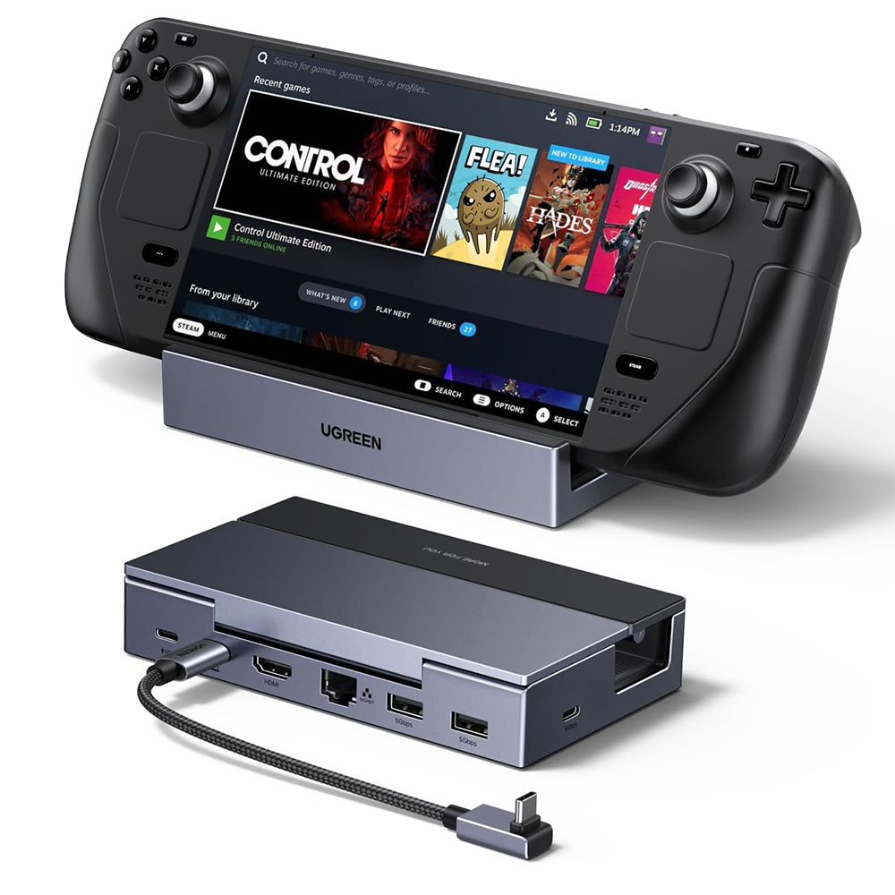 UGREEN 75126 Hub támogatás hordozható konzolhoz, szürke