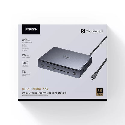 UGREEN U712 Thunderbolt Hub, 10in1, Szürke
