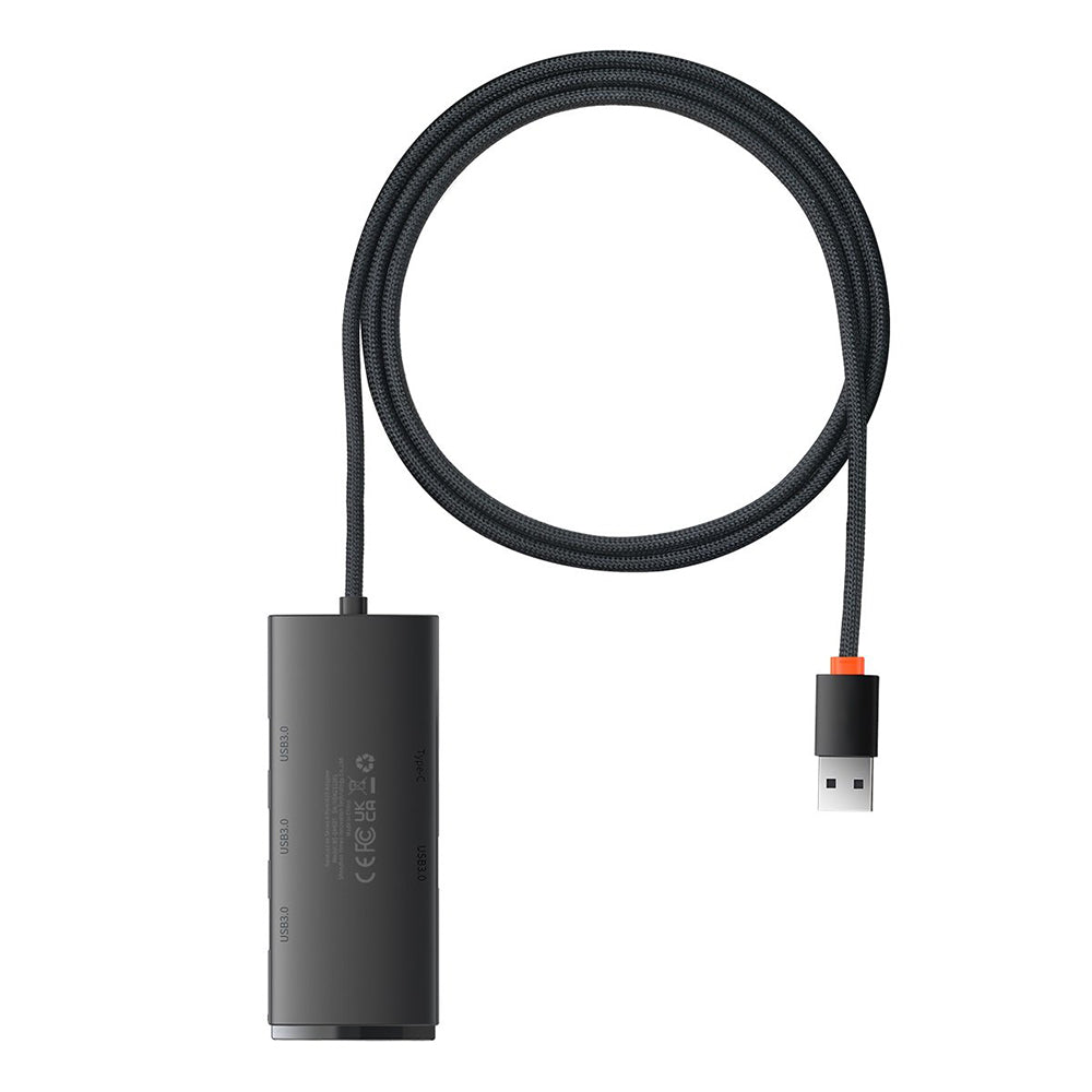 Hub USB Baseus Lite, 5in1, Fekete WKQX030101