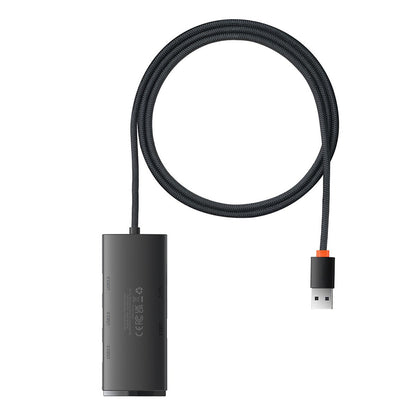 Hub USB Baseus Lite, 5in1, Fekete WKQX030101
