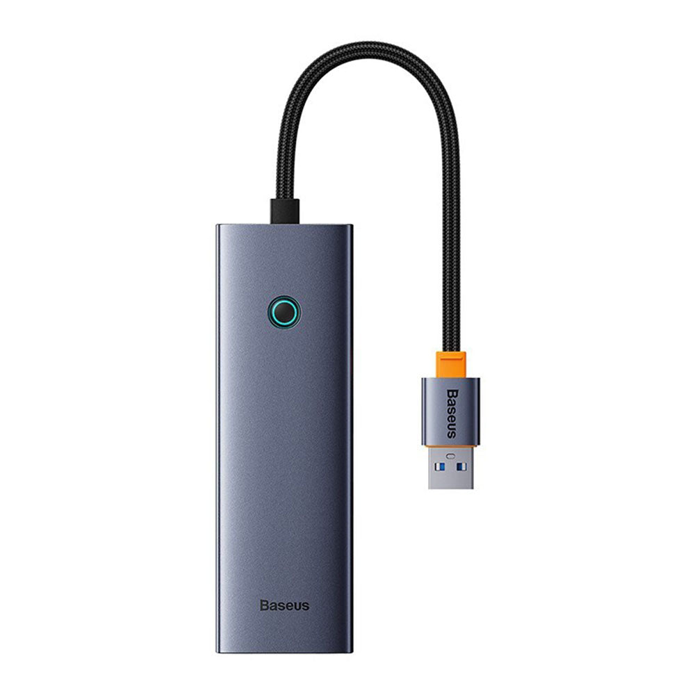Hub USB Baseus UltraJoy, 3 x USB-A 3.0 - 1 x RJ45, Szürke B0005280A813-01