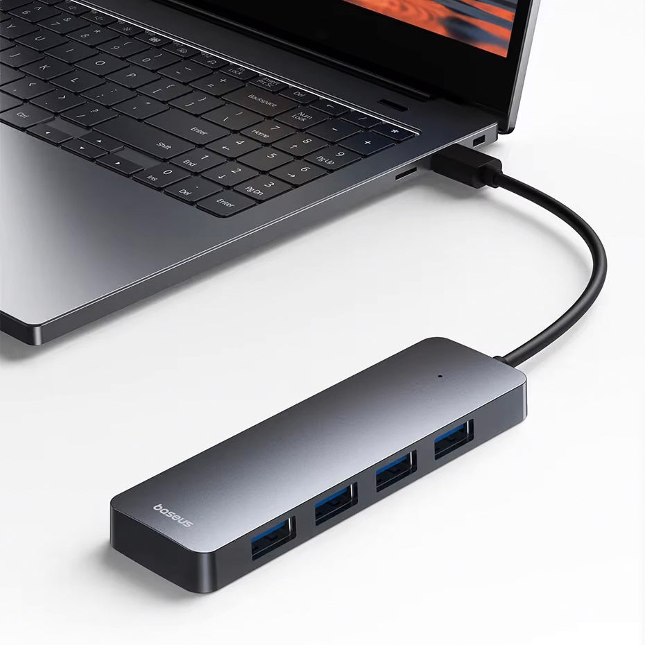 Hub USB Baseus UltraJoy Lite, 4 x USB-A 3.0, Szürke B0005280B811-00