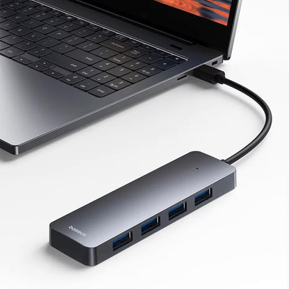 Hub USB Baseus UltraJoy Lite, 4 x USB-A 3.0, Szürke B0005280B811-00