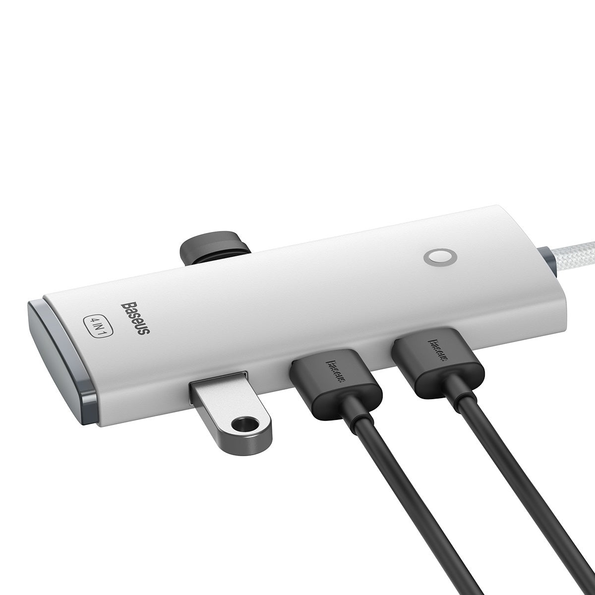 Baseus Lite USB-C Hub, 4 x USB-A 3.2, 2m, White