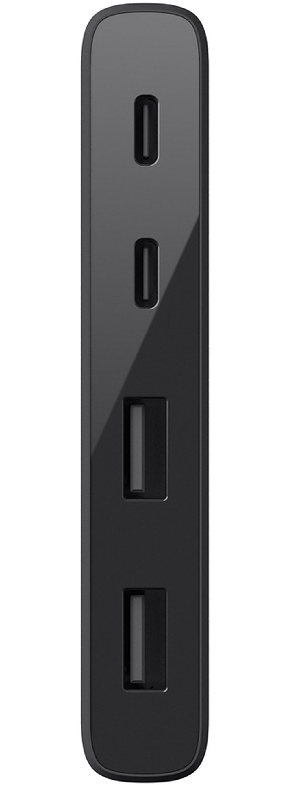 Belkin Mini USB-C Hub, 2 x USB-A 3.1 - 2 x USB-C, Fekete F4U090btBLK