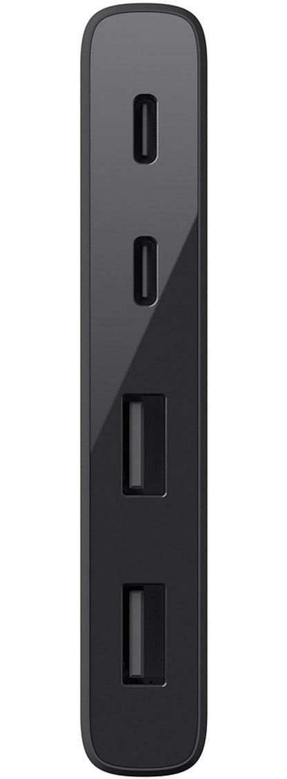 Belkin Mini USB-C Hub, 2 x USB-A 3.1 - 2 x USB-C, Fekete F4U090btBLK
