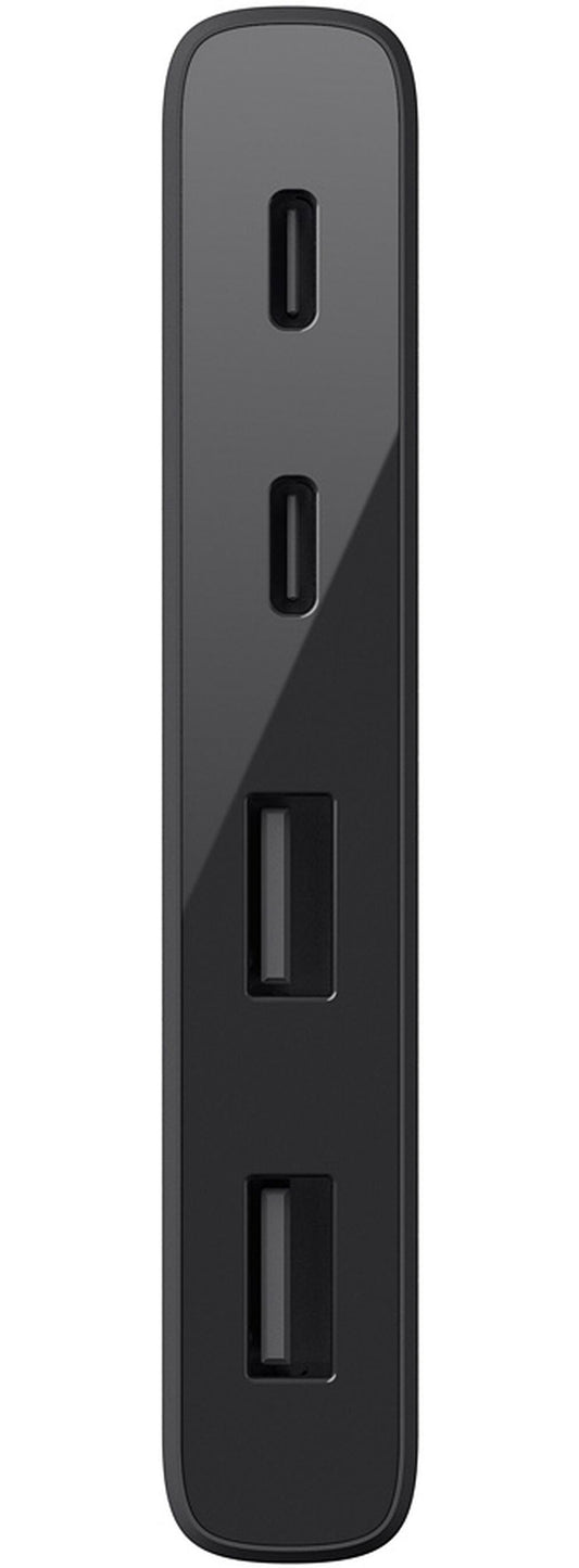 Belkin Mini USB-C Hub, 2 x USB-A 3.1 - 2 x USB-C, Fekete F4U090btBLK