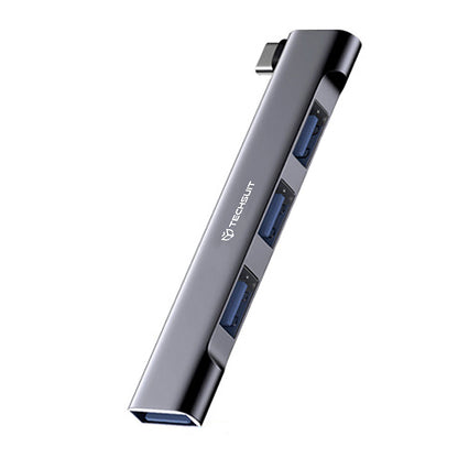 Hub USB-C Techsuit H13 ZenithDock, 4in1, Szürke