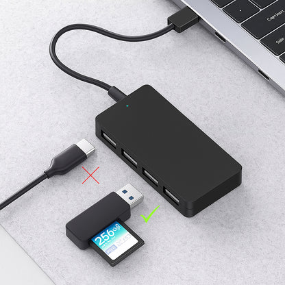 Hub USB-C Techsuit H16 QuantumNode, 4in1, Fekete