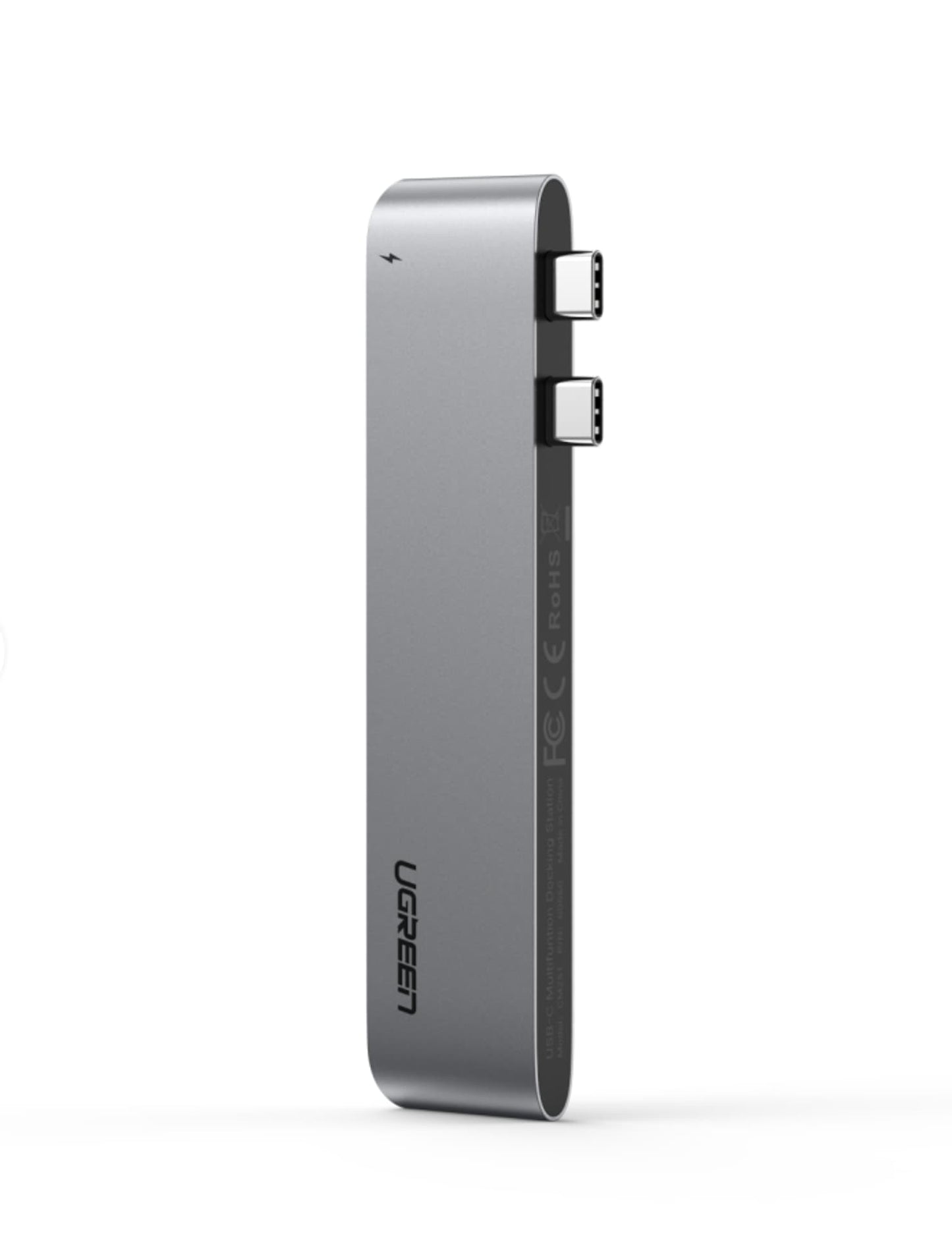 UGREEN CM251 USB-C hub Apple MacBook Pro / Air készülékhez, 3 x USB-A 3.0 - 1 x USB-C - 1 x SD - 1 x microSD, Szürke