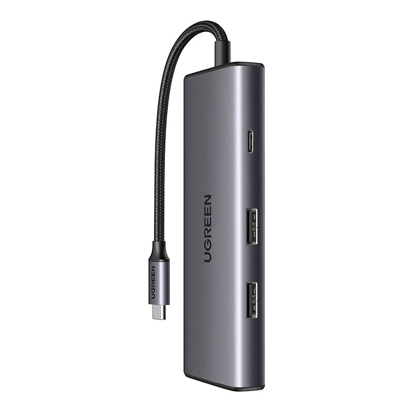 Hub USB-C UGREEN CM498 (15531), 2 x USB-A 3.2 - 2 x USB-C - 1 x HDMI - 1 x SD - 1 x microSD, Szürke