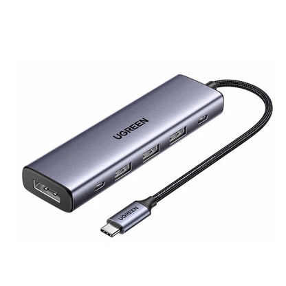 Hub USB-C UGREEN CM511 (75642), 6in1, Szürke