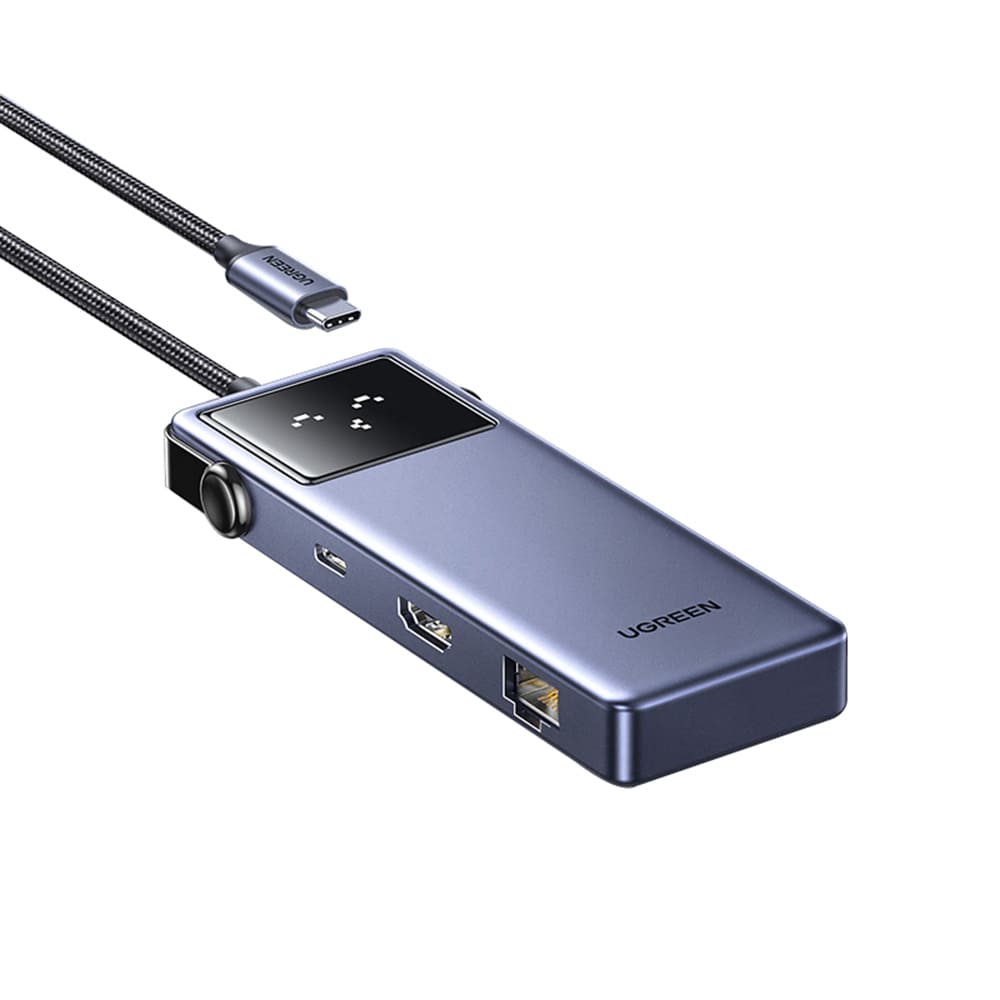Hub USB-C UGREEN CM888 (45155) Uno, 6in1, Szürke