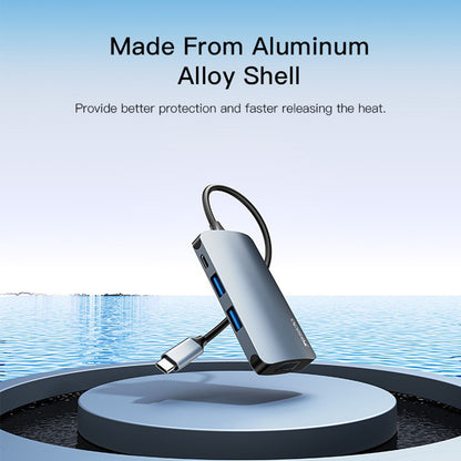 Yesido HB16 USB-C Hub, 7in1, Gray